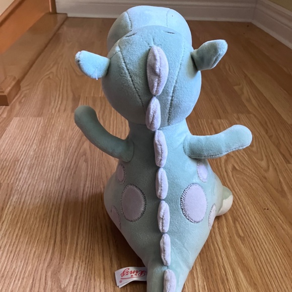 Ouatoo Soft 10" Hidalgo Green Dragon Dinosaur European Plush - Picture 4 of 7